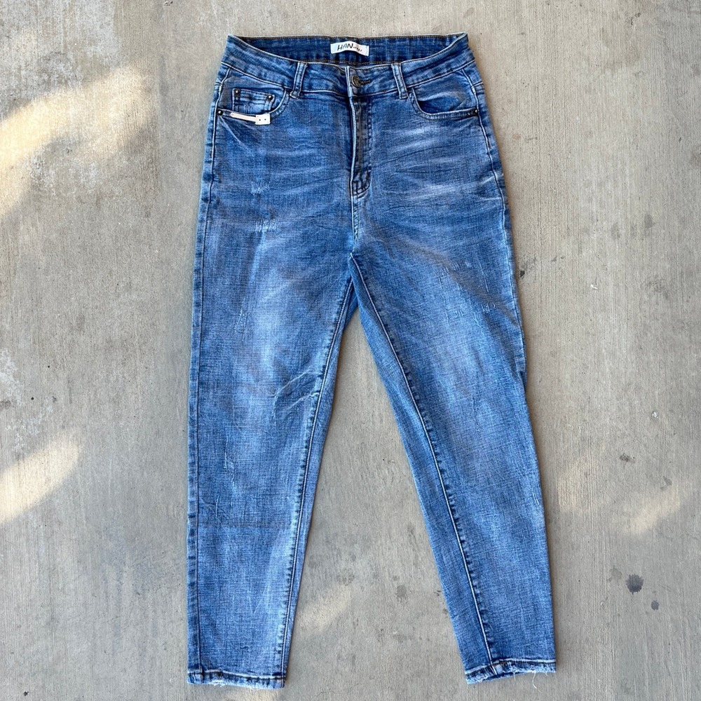 HAN 1981 Womens Blue Wash High Rise Denim Jeans Size 29